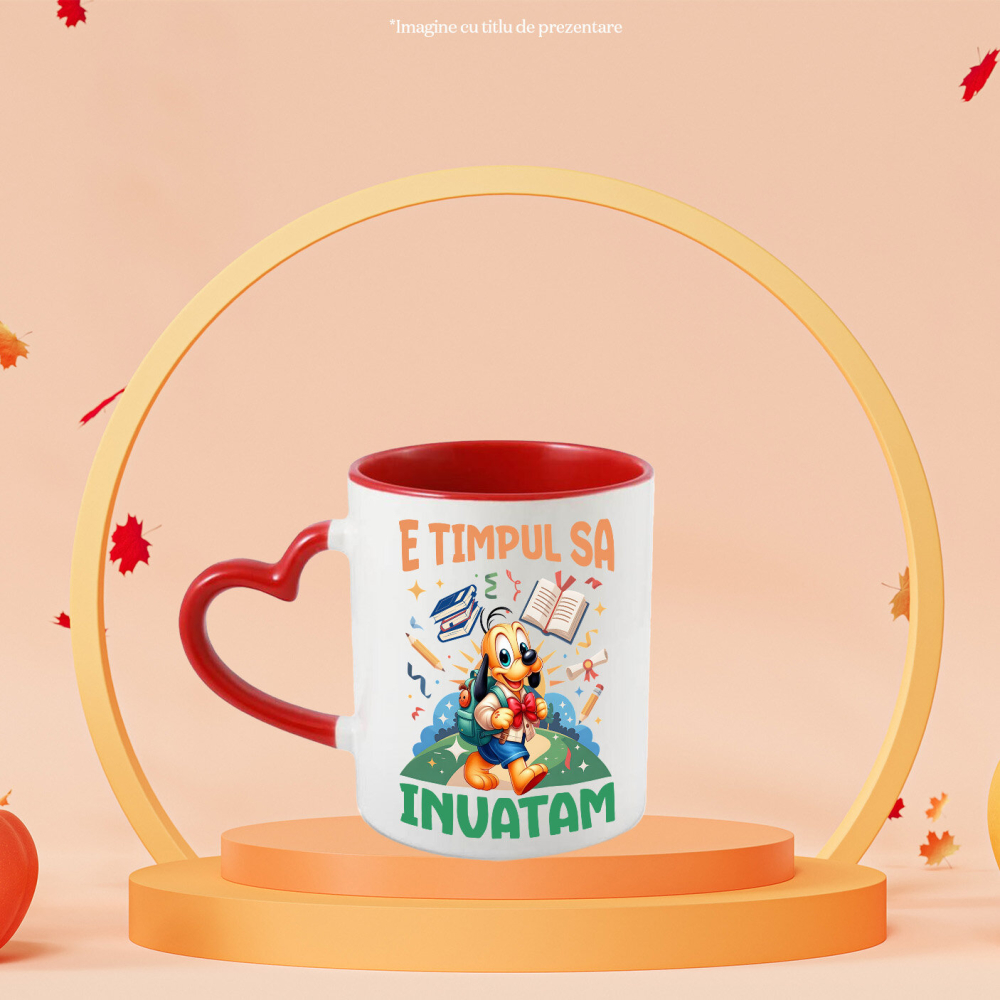 Cana Cu Începem Să Învățăm Cu Pluto: Prietenul Tău Distractiv, Ceramica, 330ML [2]