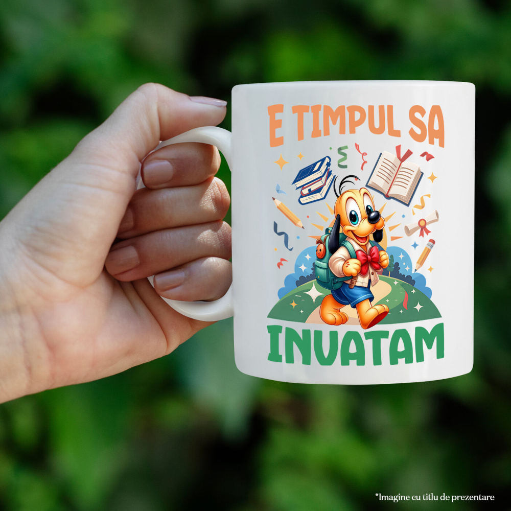 Cana Cu Începem Să Învățăm Cu Pluto: Prietenul Tău Distractiv, Ceramica, 330ML [3]