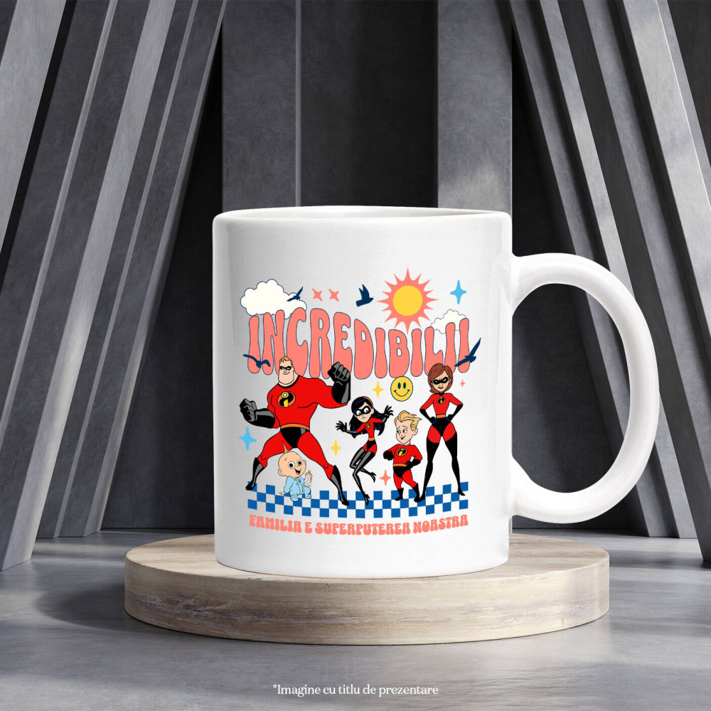 Cana Cu Incredibilii: super puteri unite, Ceramica, 330ML [4]