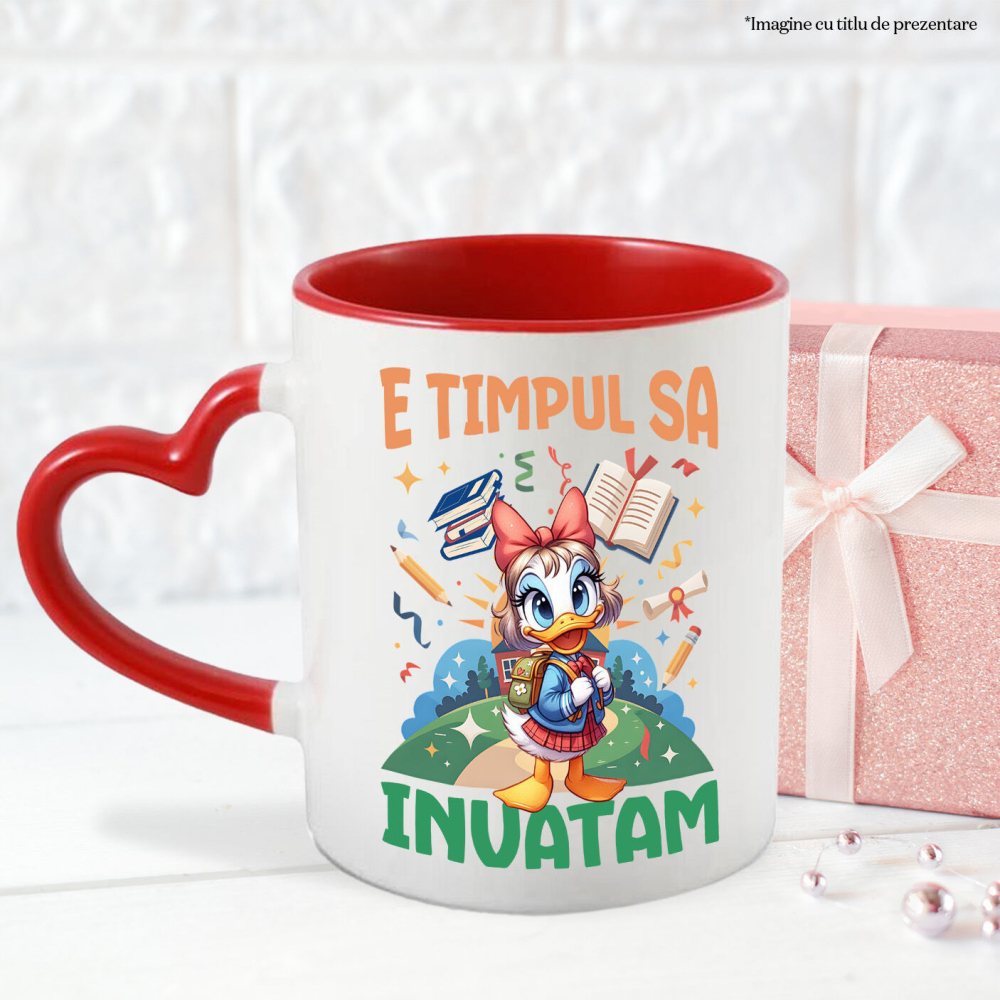 Cana Cu Invatare cu Daisy, Ceramica, 330ML [4]