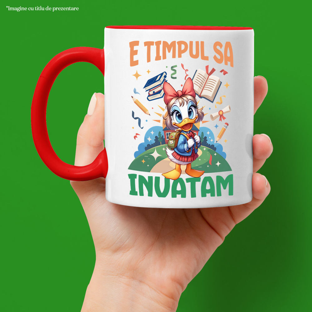 Cana Cu Invatare cu Daisy, Ceramica, 330ML [3]