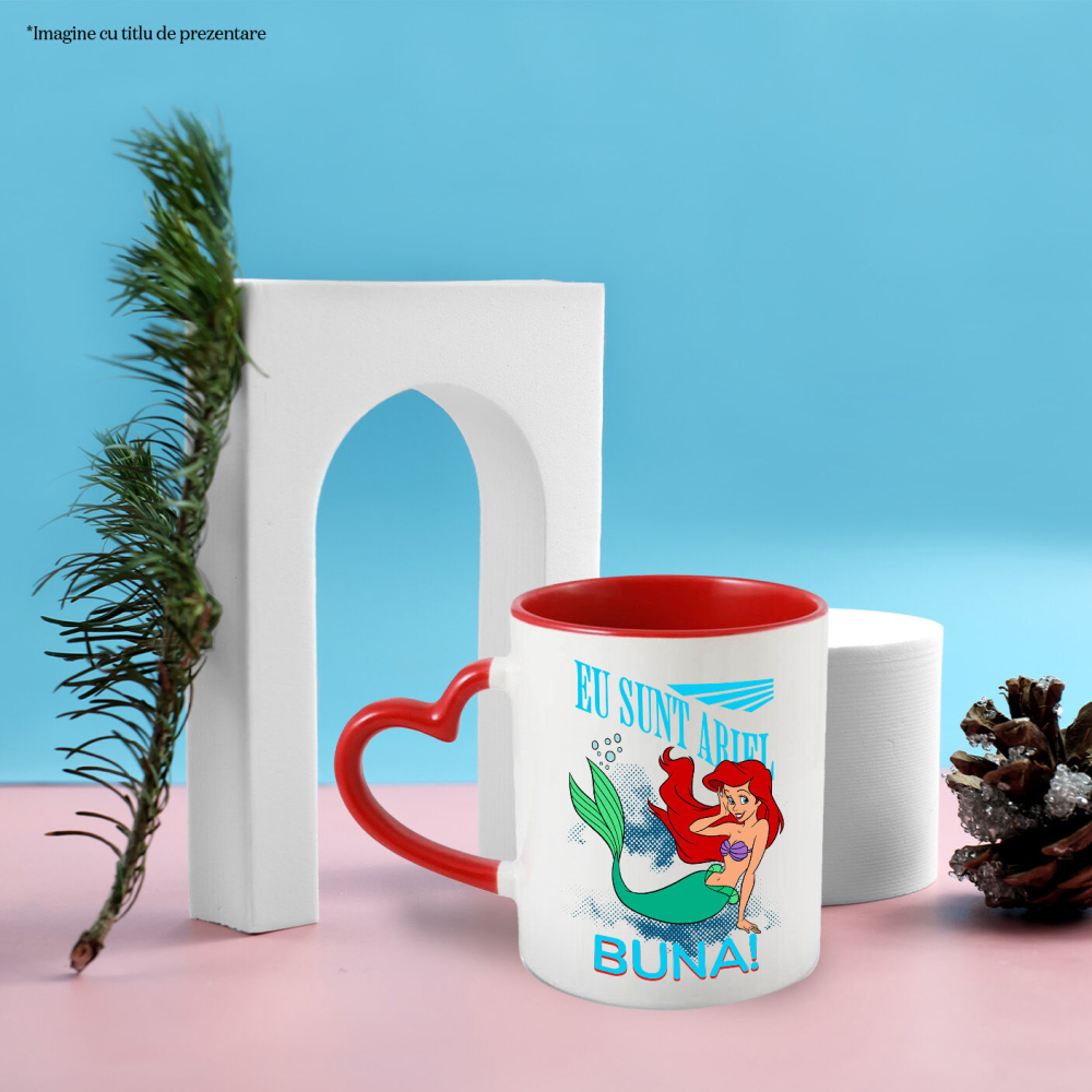 Cana Cu Lumea Ariellei - Inima Marii, Ceramica, 330ML [3]