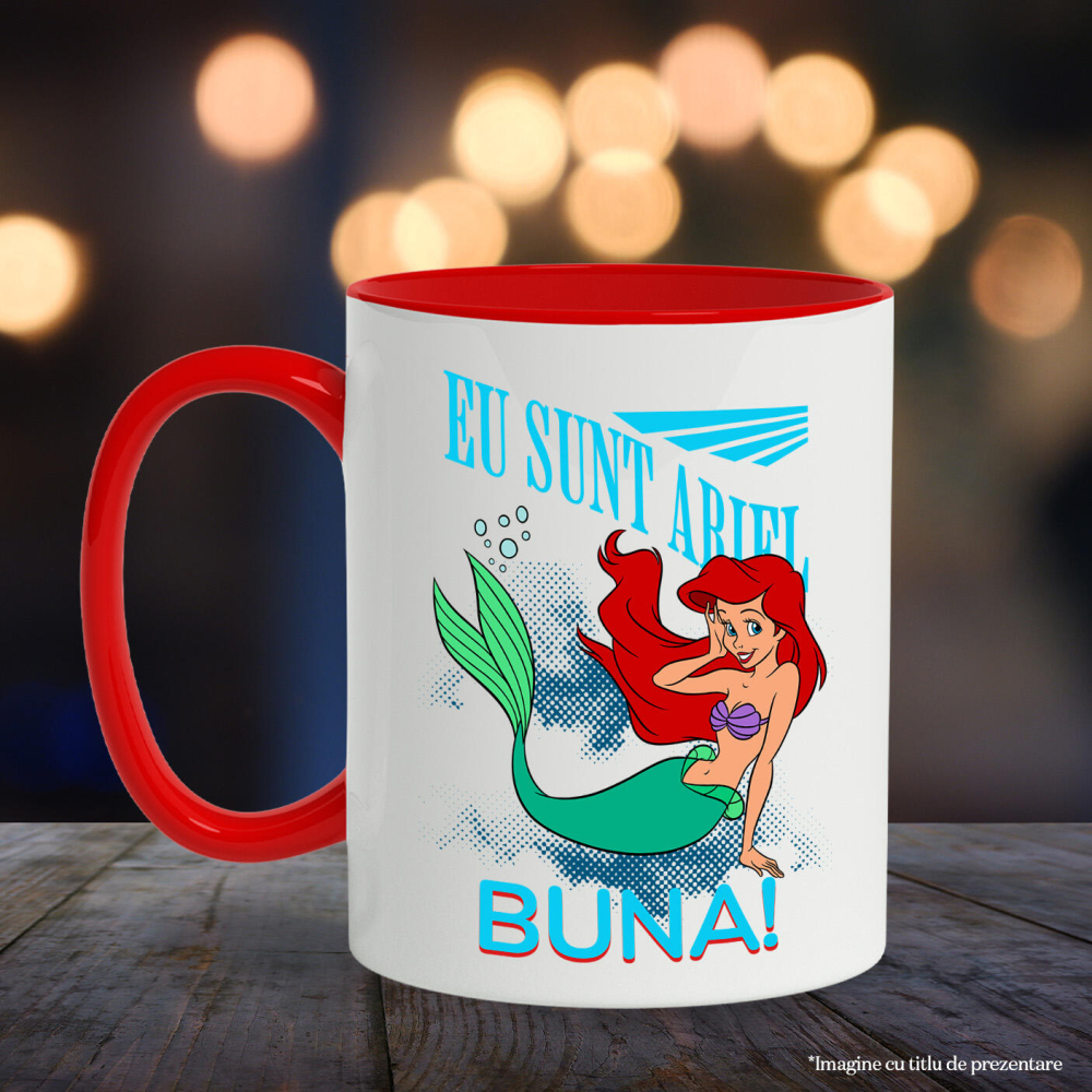 Cana Cu Lumea Ariellei - Inima Marii, Ceramica, 330ML [4]