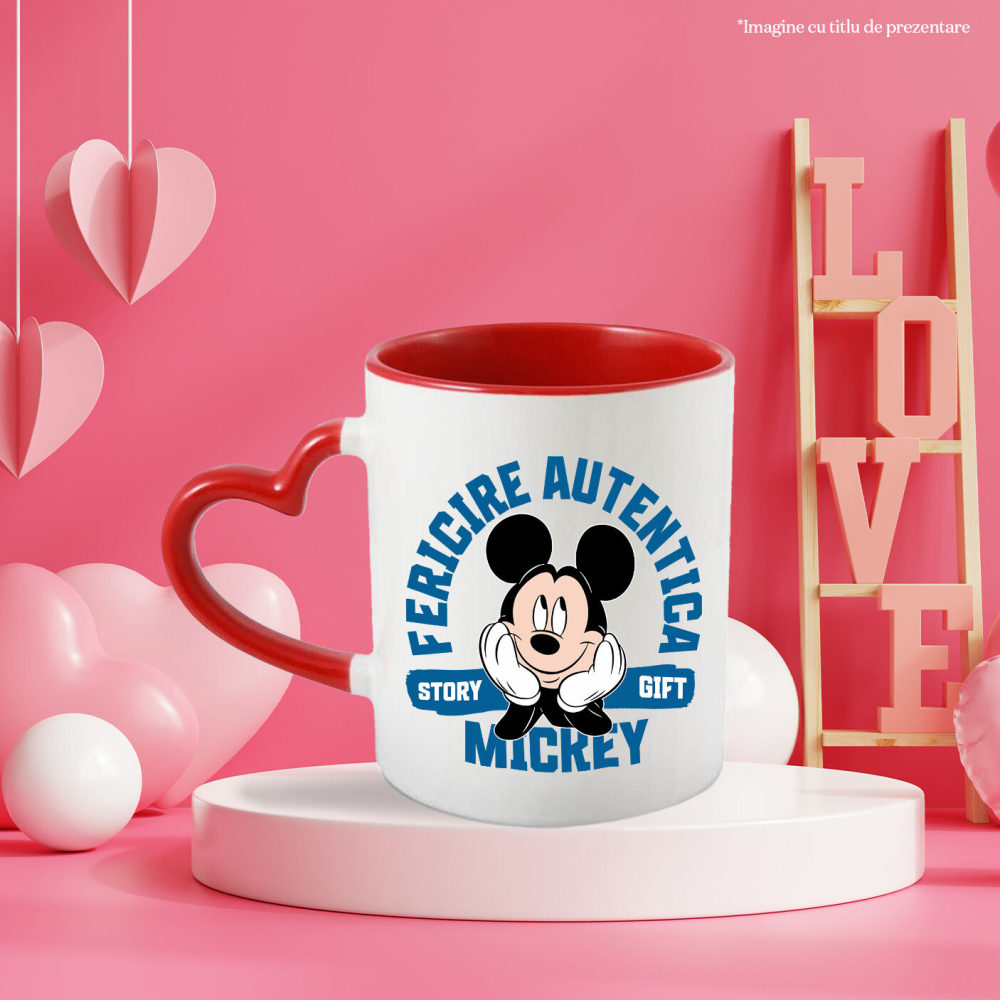 Cana Cu Magia Disney cu Mickey Mouse, Ceramica, 330ML [4]