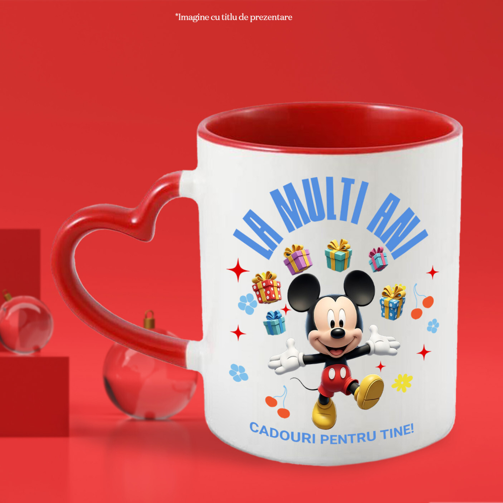 Cana Cu Mickey Mouse – Cadouri si Decoratiuni pentru Aniversare, Ceramica, 330ML [3]