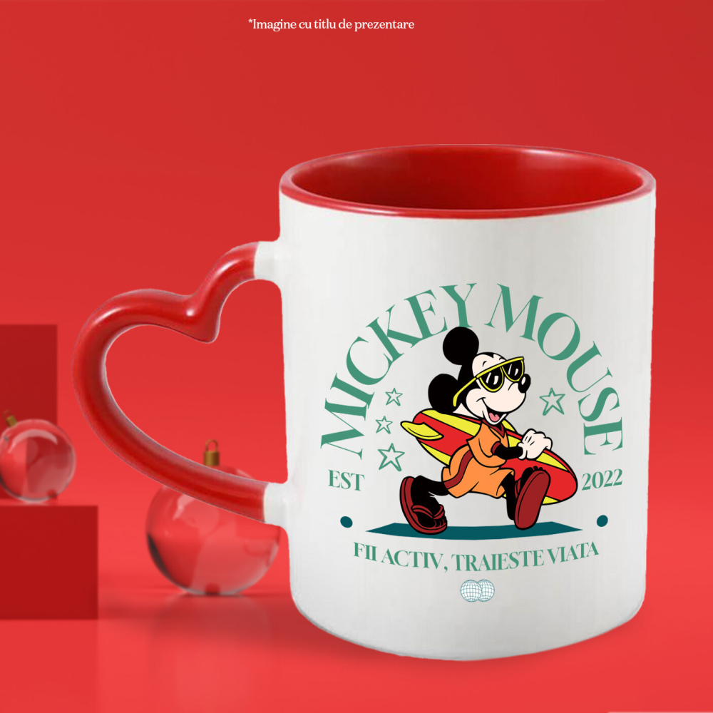 Cana Cu Mickey – Regele Valurilor, Ceramica, 330ML [2]