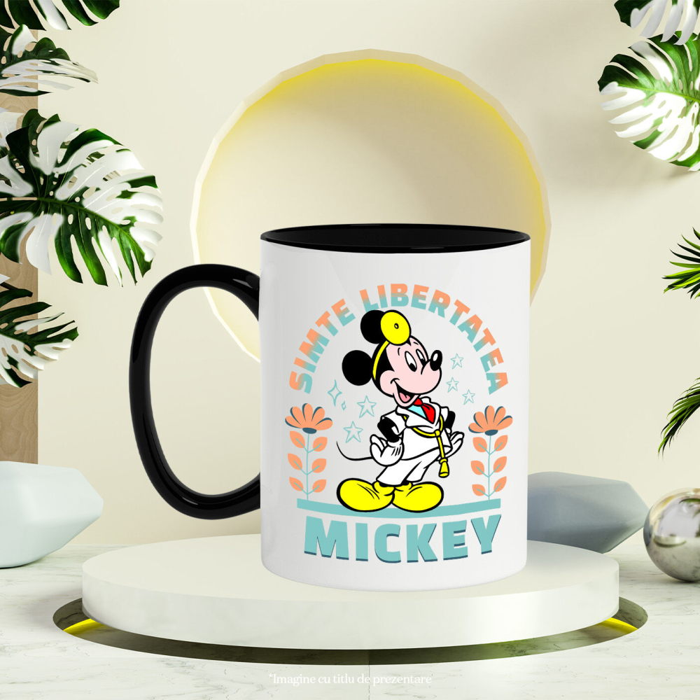 Cana Cu Mickey si misiunea medicala, Ceramica, 330ML [4]
