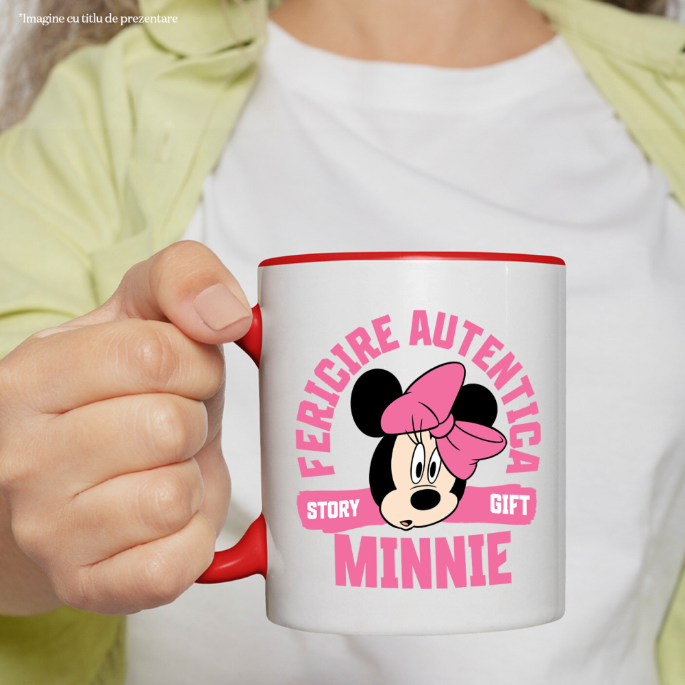 Cana Cu Minnie, cu ochii plini de magie, Ceramica, 330ML [3]
