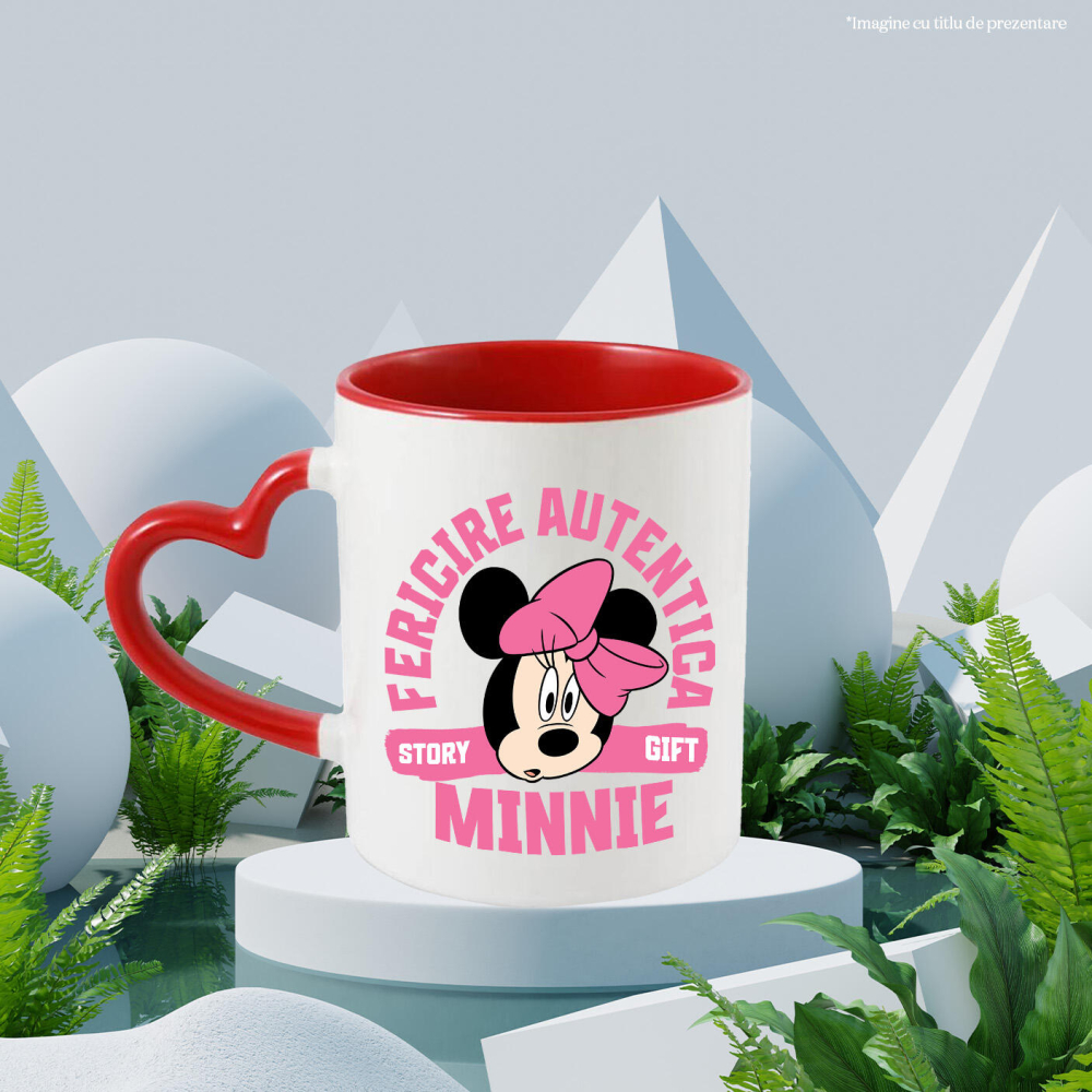 Cana Cu Minnie, cu ochii plini de magie, Ceramica, 330ML [2]