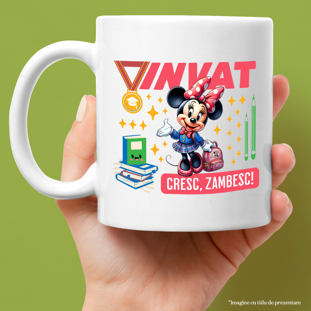 Cana Cu Minnie Mouse: Cum Sa Zambesti Si Sa Cresti Cu Stil, Ceramica, 330ML [2]