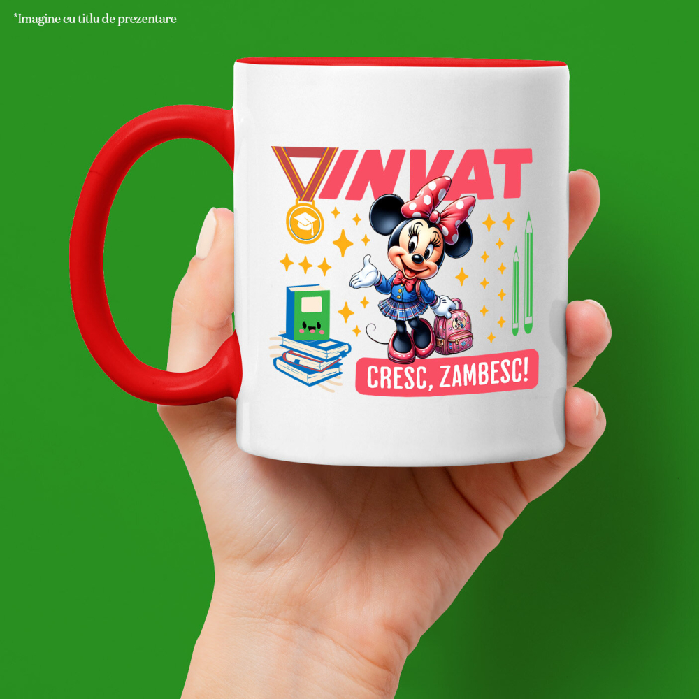 Cana Cu Minnie Mouse: Cum Sa Zambesti Si Sa Cresti Cu Stil, Ceramica, 330ML [3]