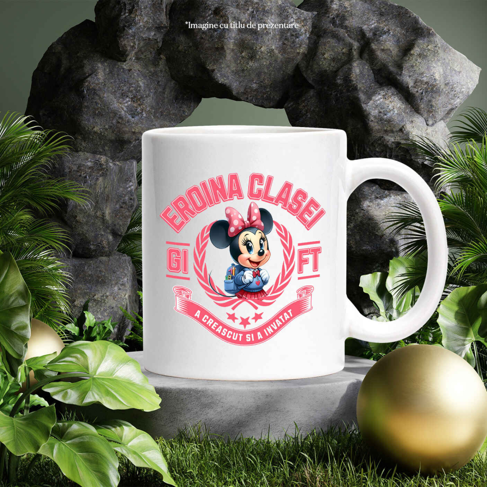 Cana Cu Minnie Mouse – Distractie Si Note Mari, Ceramica, 330ML [4]