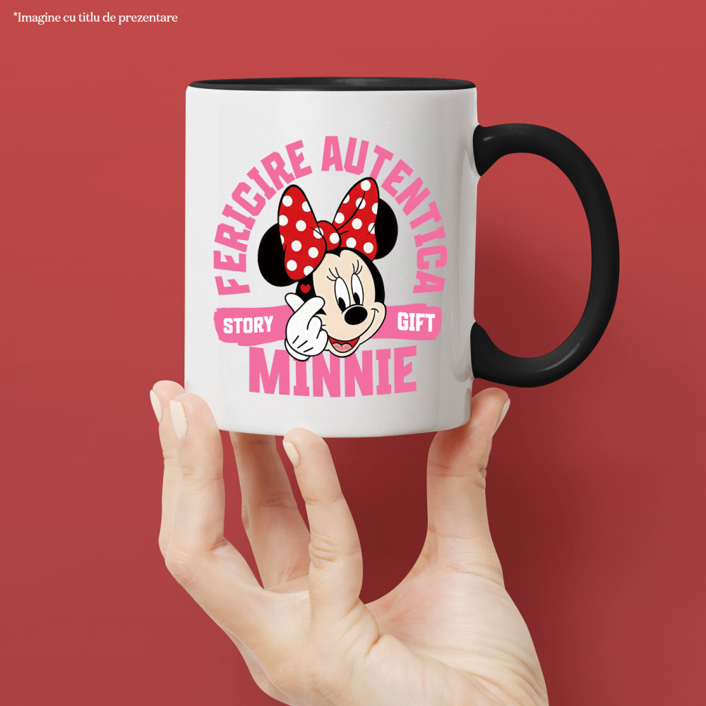Cana Cu Minnie, regina unui univers plin de magie si zambete, Ceramica, 330ML [2]