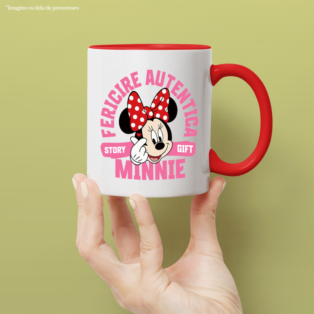 Cana Cu Minnie, regina unui univers plin de magie si zambete, Ceramica, 330ML [3]