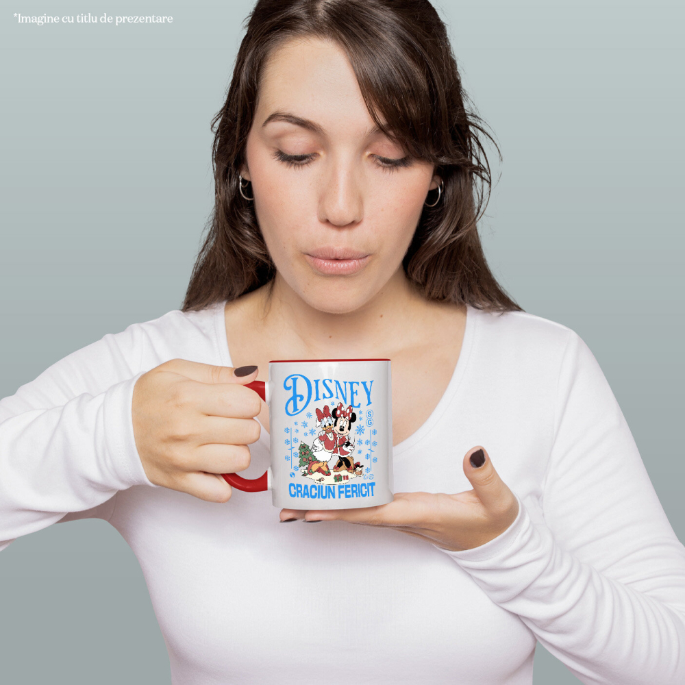 Cana Cu Minnie si Daisy Sarbatori Disney cu Mickey, Ceramica, 330ML [3]