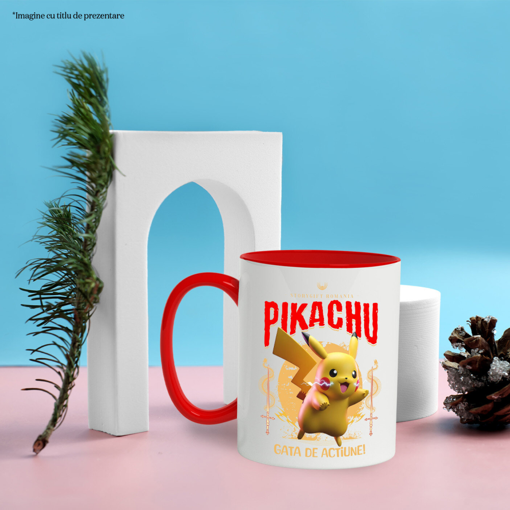 Cana Cu Pikachu - Aventuri Electrizante în Lumea Disney, Ceramica, 330ML [4]