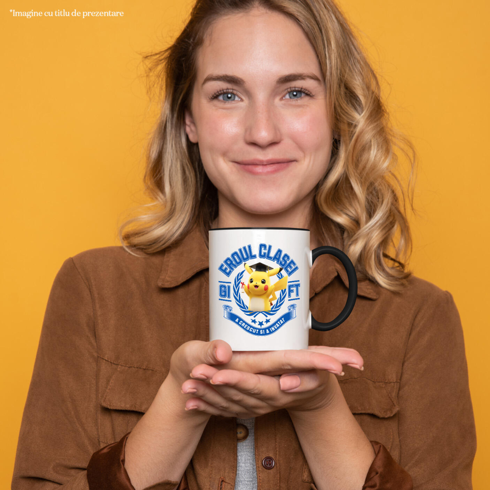 Cana Cu Pikachu La Scoala: Puterea Prieteniei, Ceramica, 330ML [2]