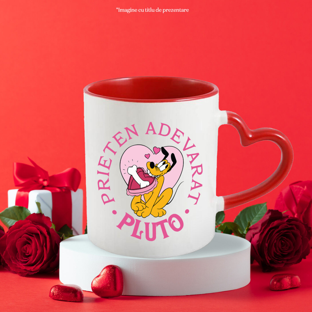 Cana Cu Pluto - Dragoste pura din partea unui caine curajos, Ceramica, 330ML [4]