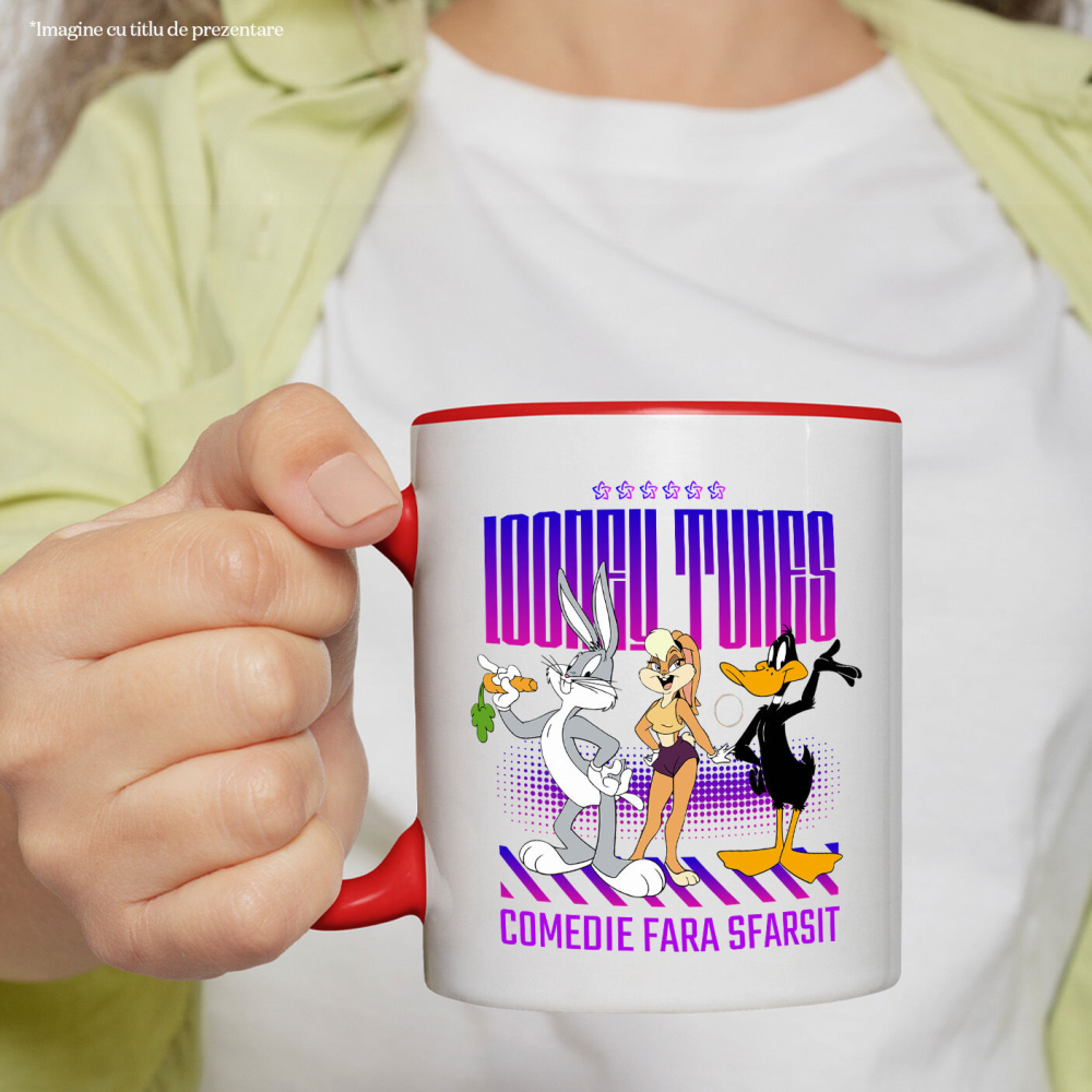 Cana Cu Prieteni Looney – Bugs, Lola si Daffy, Ceramica, 330ML [3]