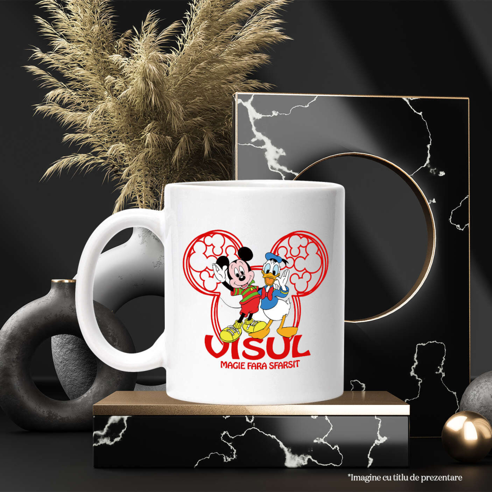 Cana Cu Prieteni Pentru Totdeauna – Mickey si Donald, Ceramica, 330ML [4]