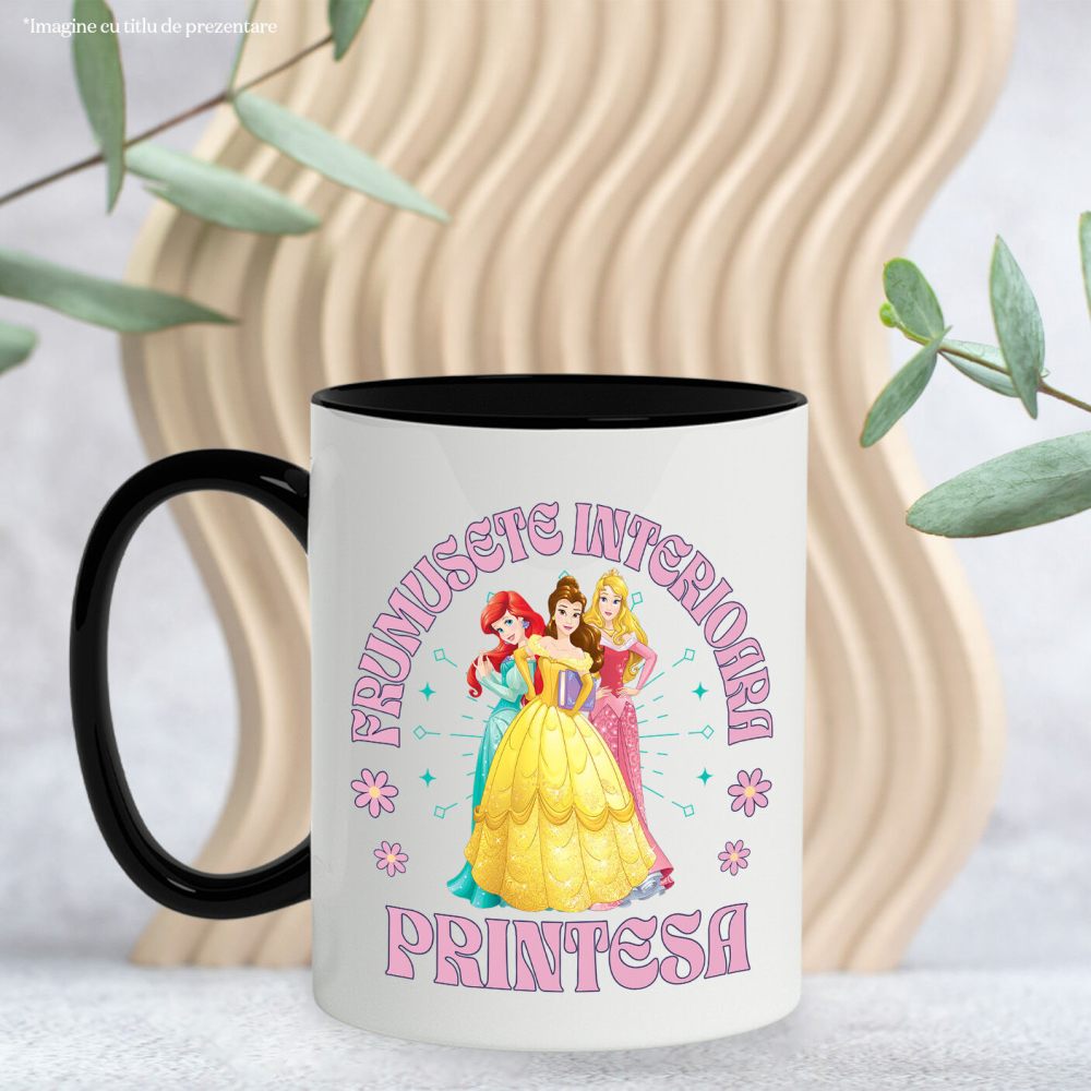 Cana Cu Printesa - Ariel Belle Aurora: Legende de Neuitat, Ceramica, 330ML [4]