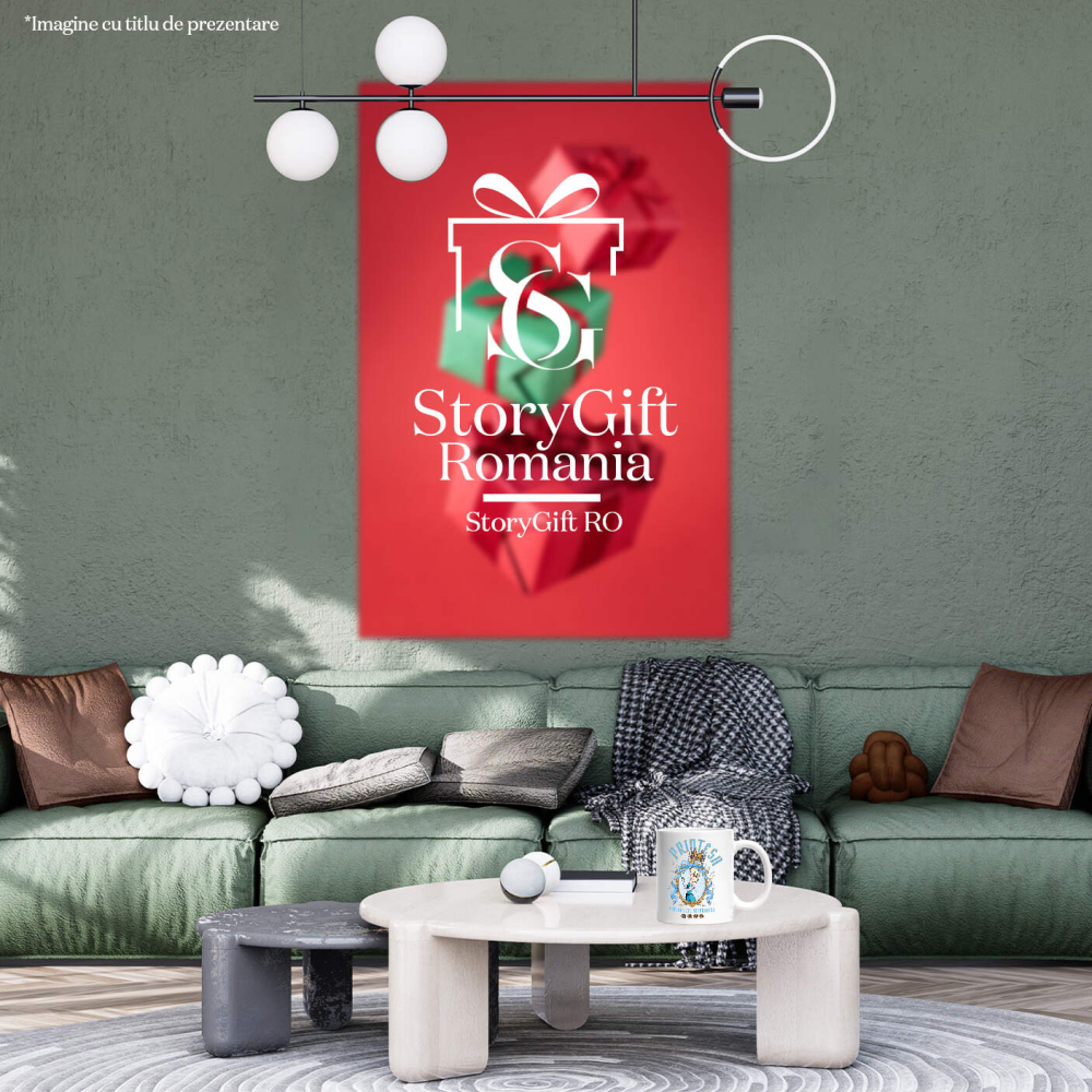 Cana Cu Printesa - Capturand Timpul si Reflexia Ceramica, 330ML, cu Maner Alb [4]