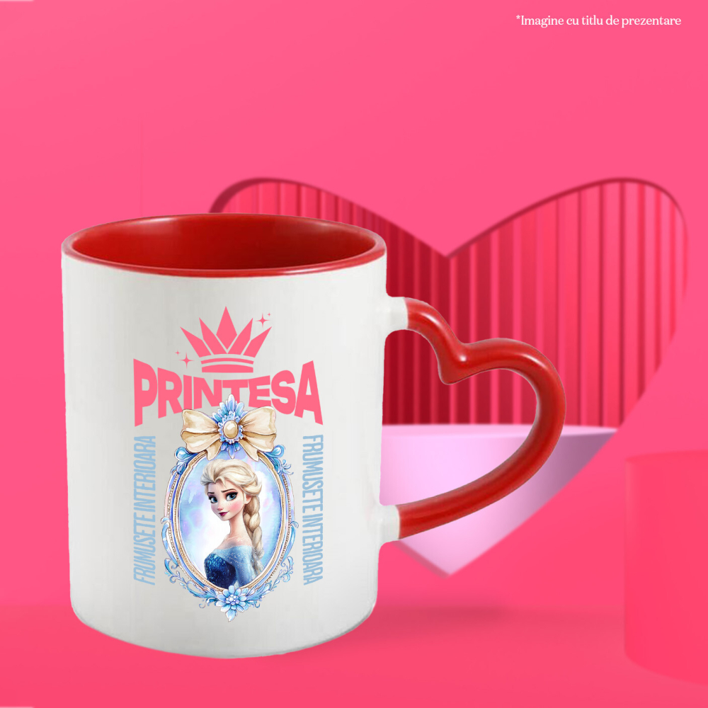 Cana Cu Printesa - Frozen Printesa: Magia Inghetului, Ceramica, 330ML [3]