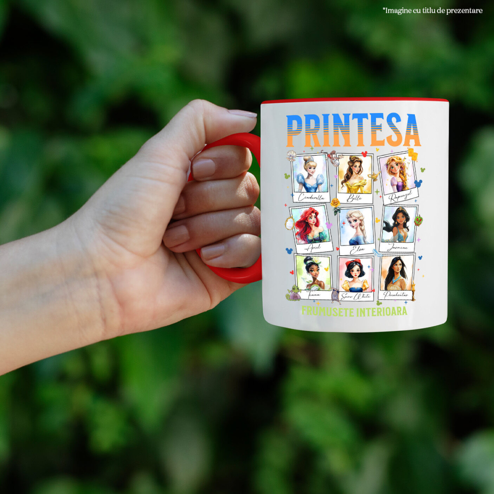 Cana Cu Printesa - Printesele Fermecate: Magie si Poveste, Ceramica, 330ML [3]