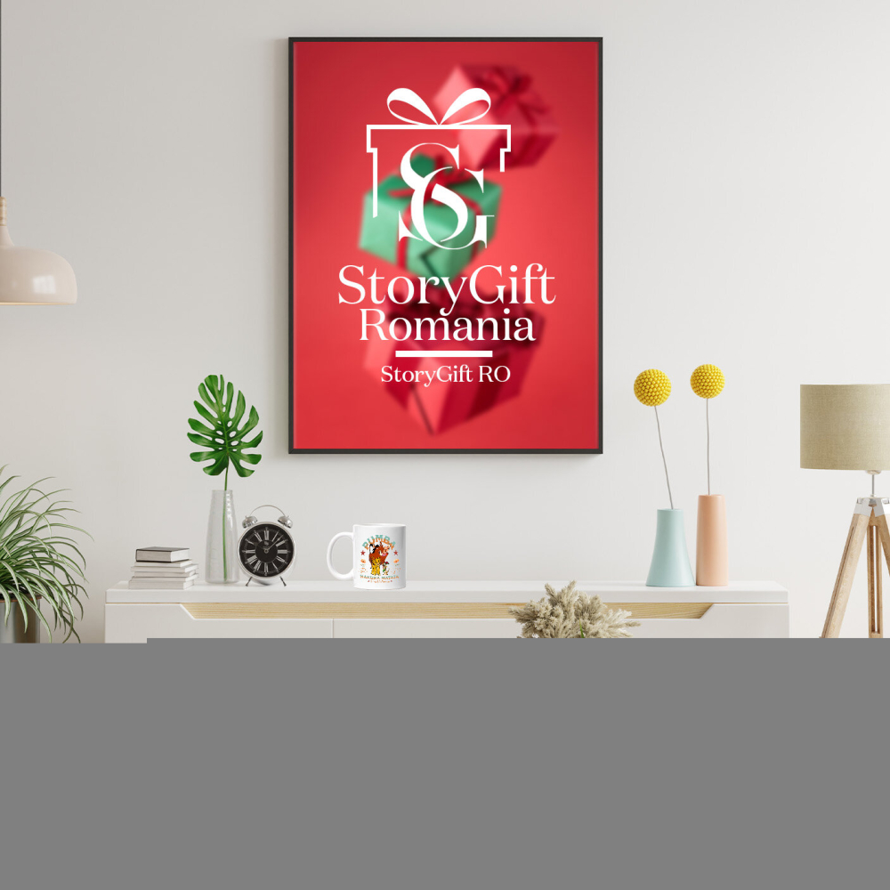 Cana Cu Pumba si Prietenii – Ziua Magica printre Flori Ceramica, 330ML, cu Maner Alb [4]