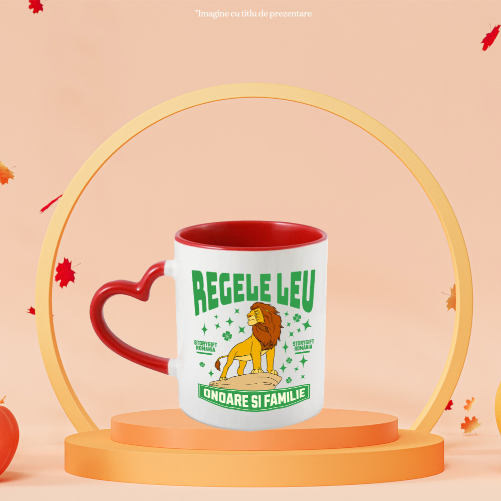 Cana Cu Regele Leu – Regatul Aventura, Ceramica, 330ML [3]