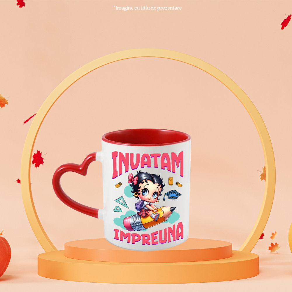 Cana Cu Scufita Rosie – Invatatura Cu Prieteni La Fiecare Pas, Ceramica, 330ML [2]