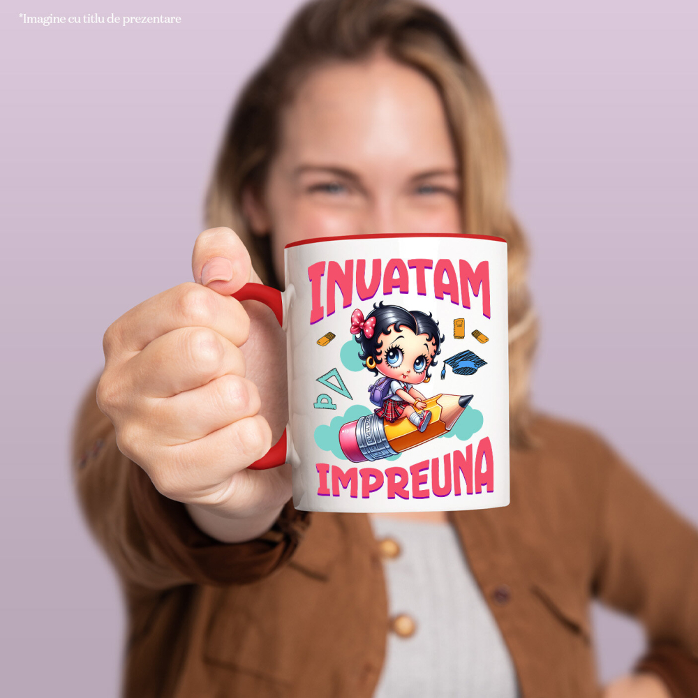 Cana Cu Scufita Rosie – Invatatura Cu Prieteni La Fiecare Pas, Ceramica, 330ML [3]