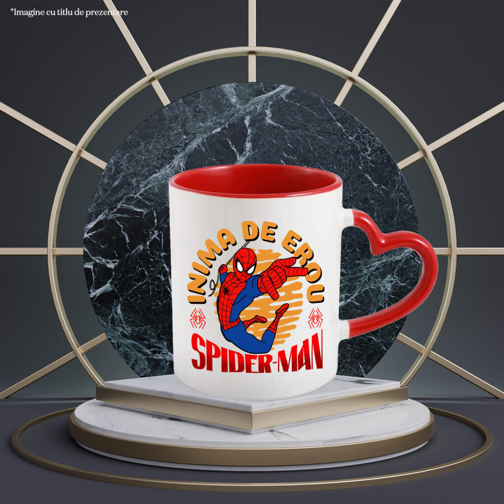 Cana Cu Spidere-Man - Calatoria Eroului cu Puteri de Paianjen, Ceramica, 330ML [3]