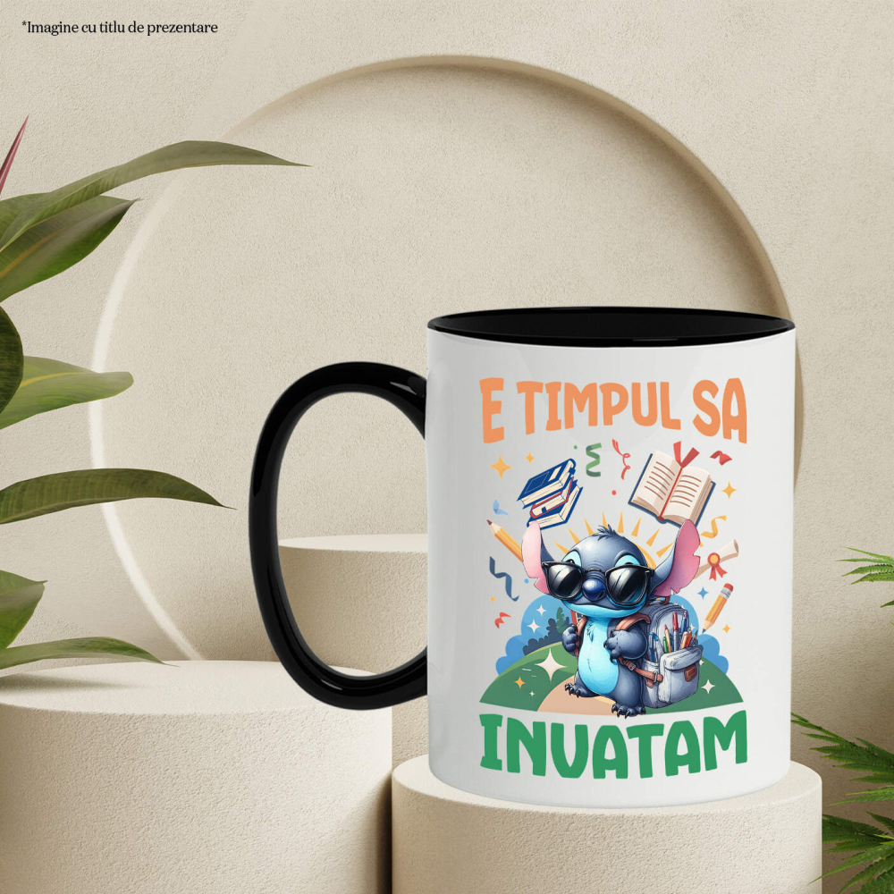 Cana Cu Stitch: Învățătura Plină De Aventură și Zâmbete, Ceramica, 330ML [4]