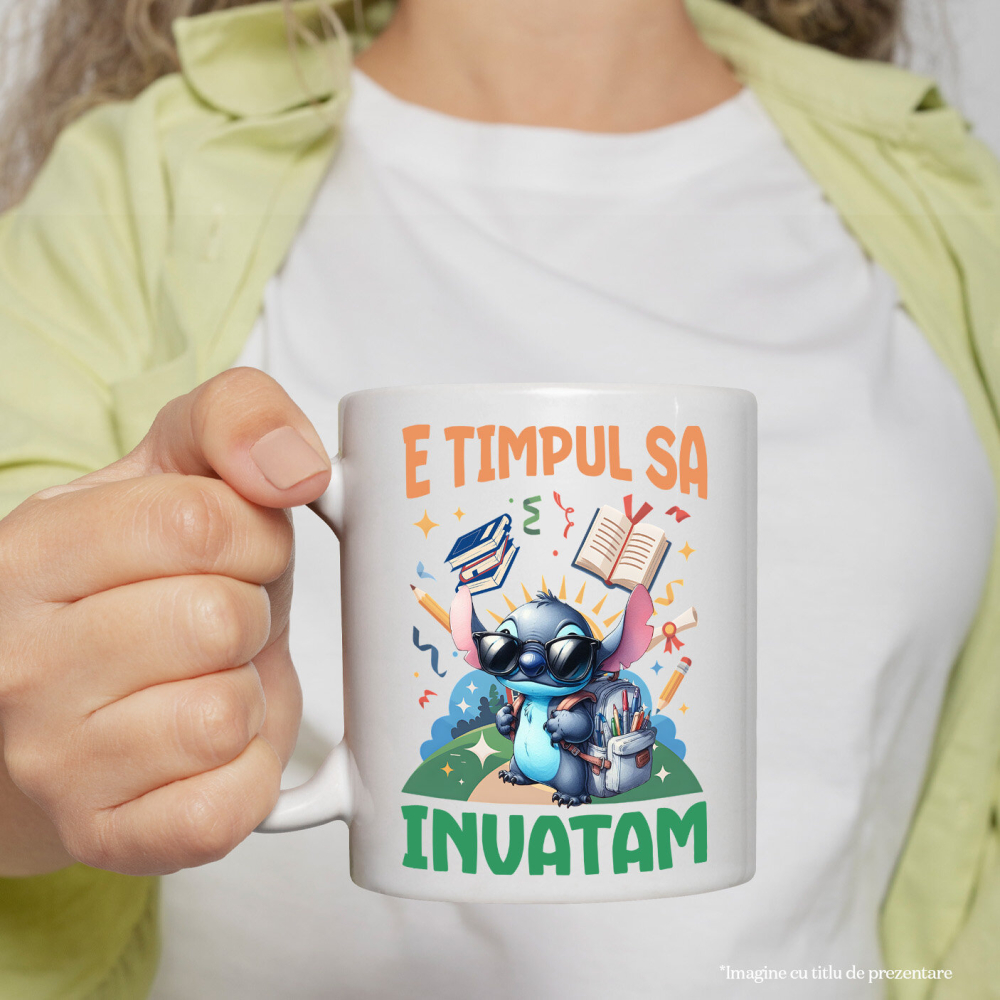 Cana Cu Stitch: Învățătura Plină De Aventură și Zâmbete, Ceramica, 330ML [2]