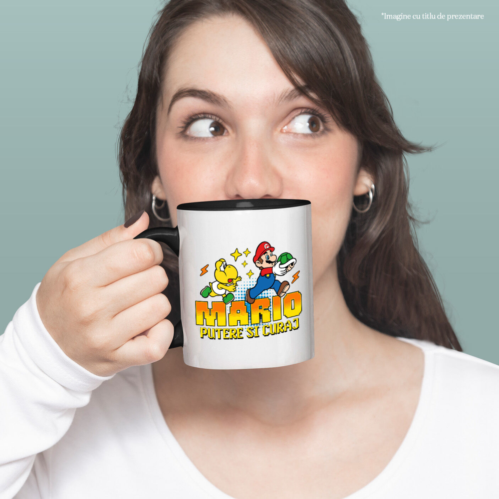 Cana Cu Super Mario in Misiune, Ceramica, 330ML [2]