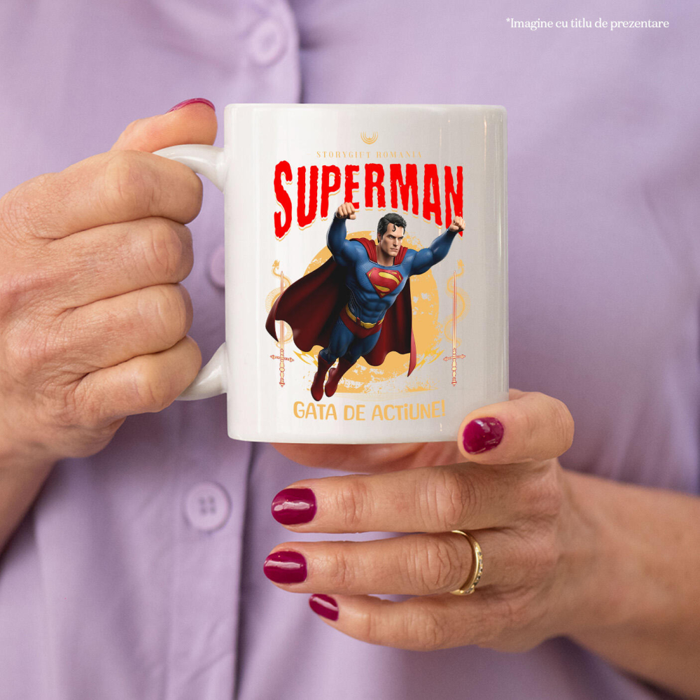 Cana Cu Superman Disney – Salvatorul in Actiune, Ceramica, 330ML [2]