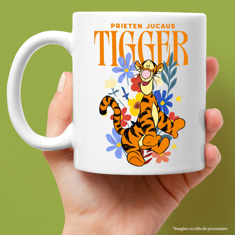 Cana Cu Tigger, Pooh și Piglet – Prietenie Adevarata, Ceramica, 330ML [2]