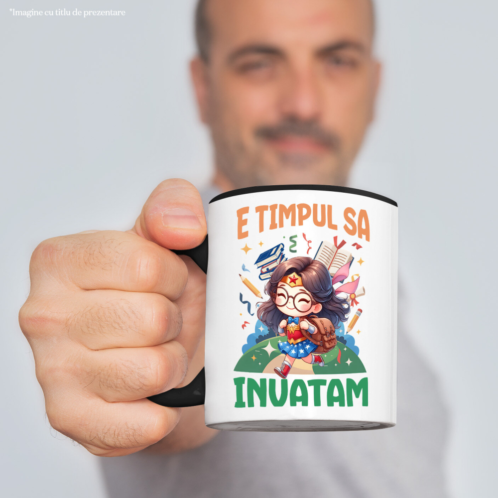 Cana Cu Zambeste Ca O Eroina Cu Wonder Woman, Ceramica, 330ML [2]