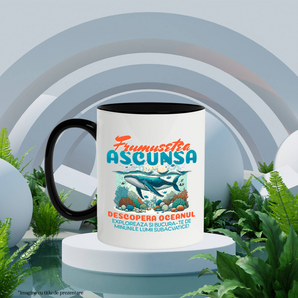 Cana Personalizata „Balena Sub Apa – Frumusețea Ascunsă a Oceanului Cadou Personalizat pentru Iubitorii de Mare și Viață Marină” [3]