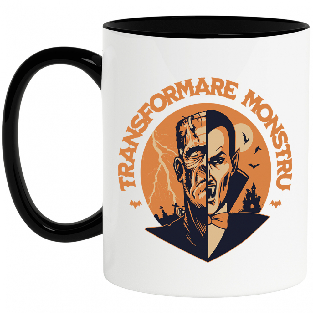 Cana Personalizata Vampir și Monstru Halloween - Cadouri Personalizate cu Design Horror și Transformare [1]