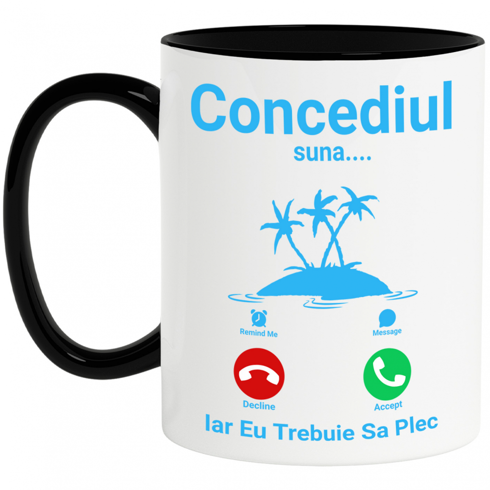 Cana Personalizata "Apel Telefonic Insula Tropicală – Concediul Tău de Vis" [1]