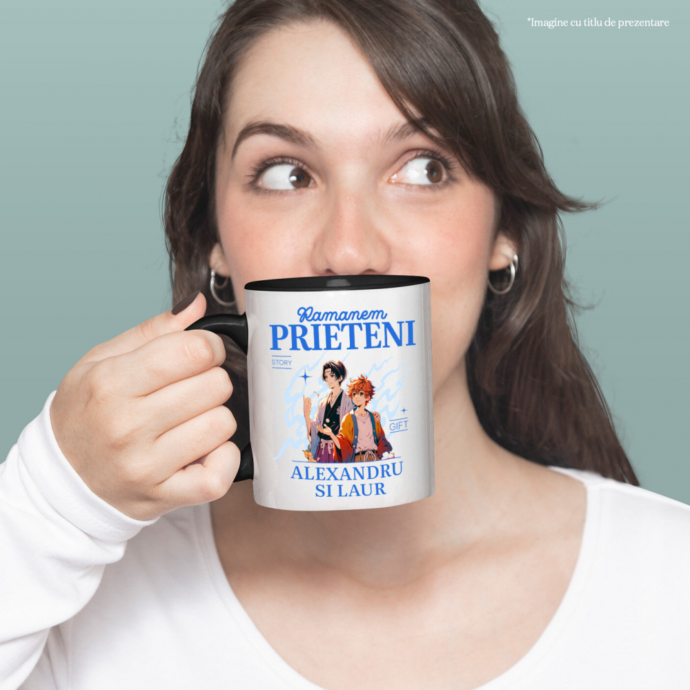 Cana Personalizata Cadouri personalizate pentru băieți – Portret anime pentru Alexandru și Laur [2]