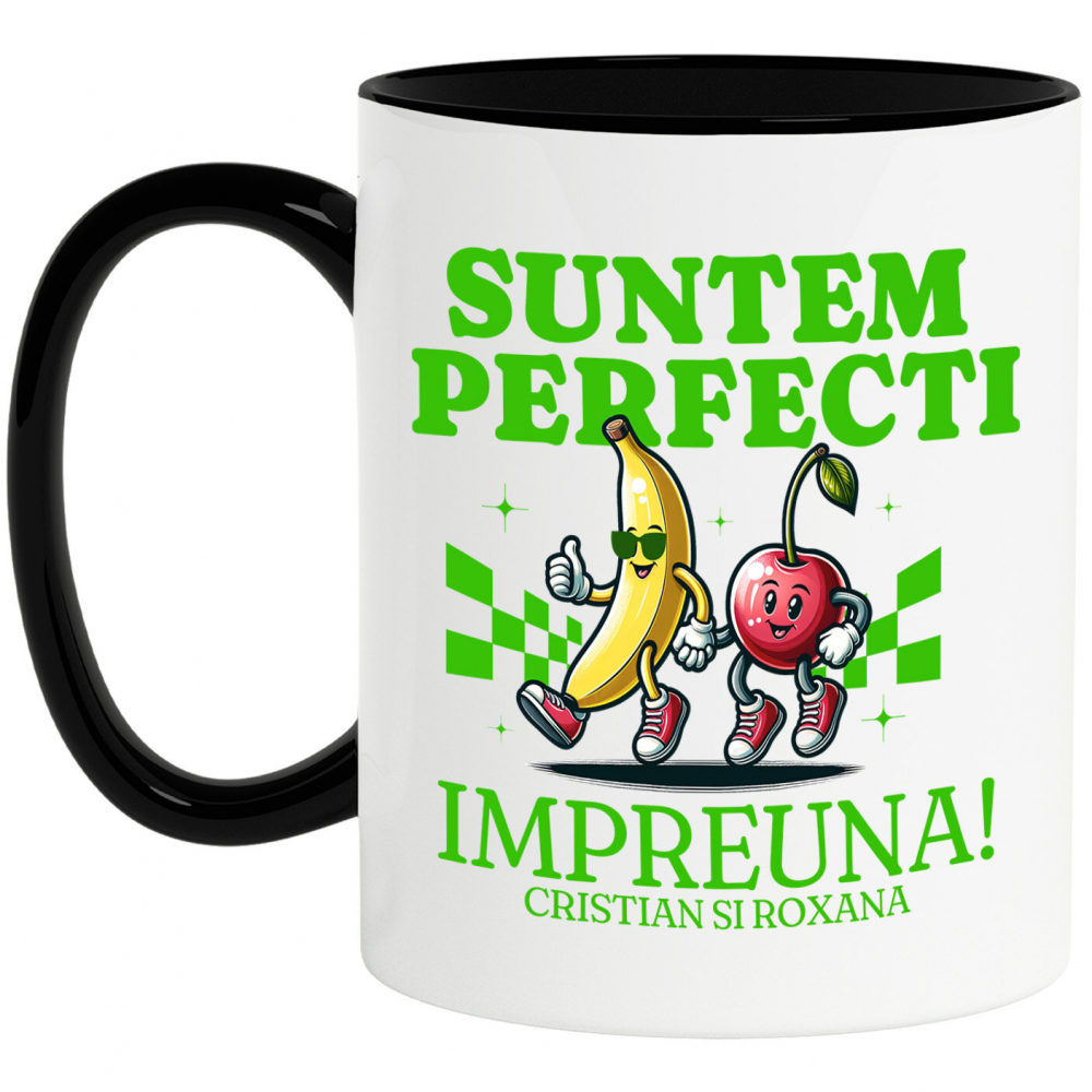 Cana Personalizata Cadouri personalizate pentru cupluri – Banana și mărul pe ringul de dans cu Cristian și Roxana [1]