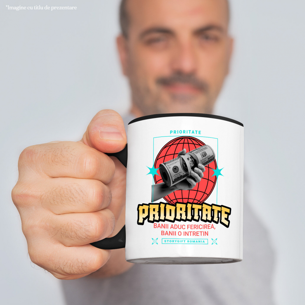 Cana Personalizata Bancnota 100 Dolari cu Text Haios – Cadou Personalizat pentru Familie și Prieteni [2]