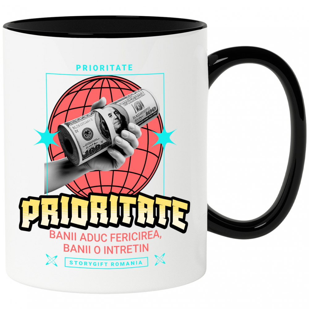 Cana Personalizata Bancnota 100 Dolari cu Text Haios – Cadou Personalizat pentru Familie și Prieteni [1]