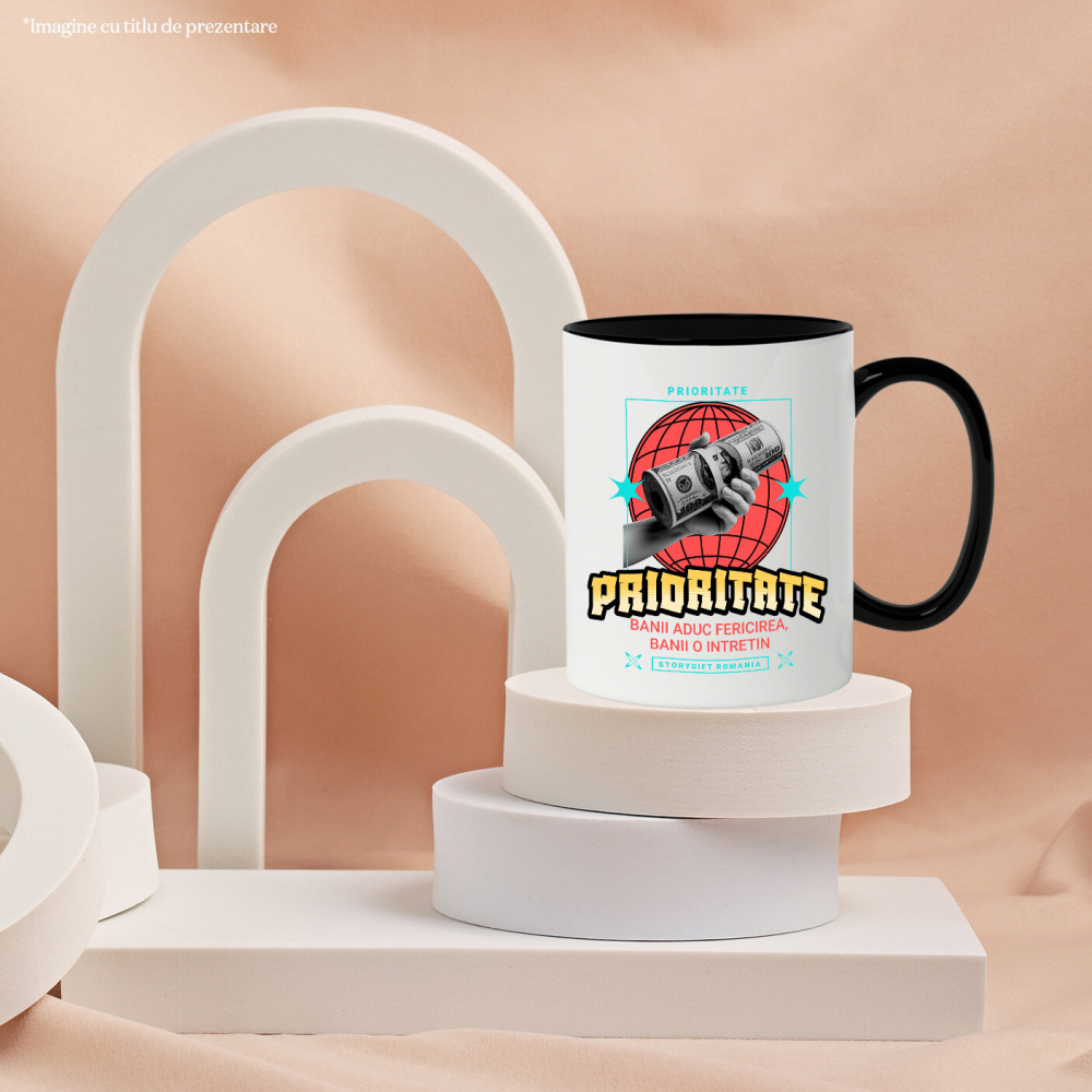 Cana Personalizata Bancnota 100 Dolari cu Text Haios – Cadou Personalizat pentru Familie și Prieteni [3]