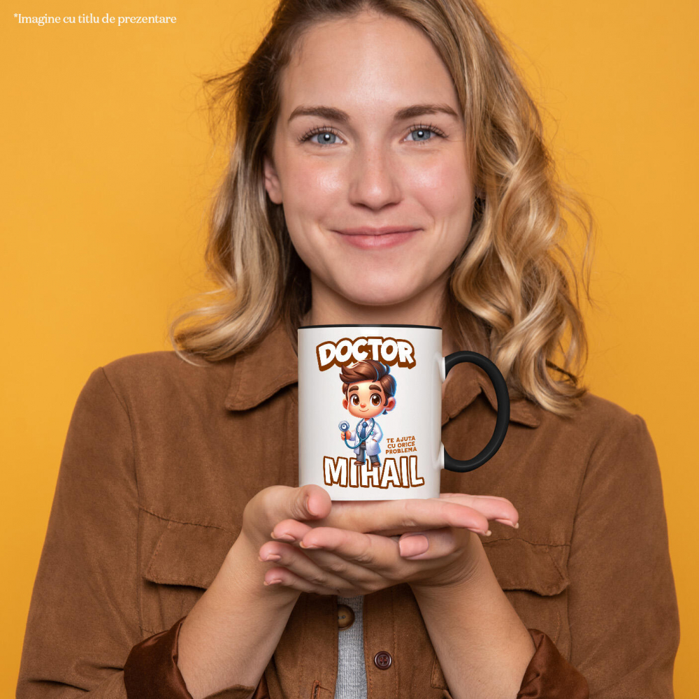 Cana Personalizata Doctor Super Erou – Animație Inspirată Din Pasiunea Pentru Medicină [2]