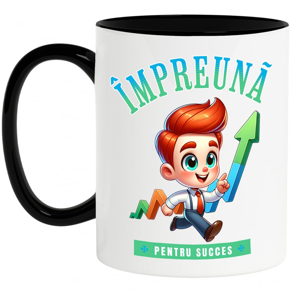 Cana Personalizata Bărbat Animat în Costum | Cadouri Personalizate pentru Succes [1]