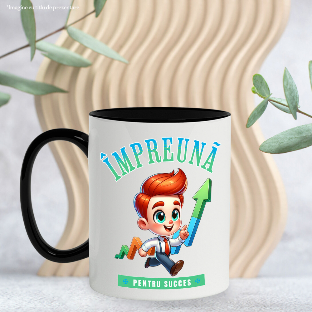 Cana Personalizata Bărbat Animat în Costum | Cadouri Personalizate pentru Succes [3]